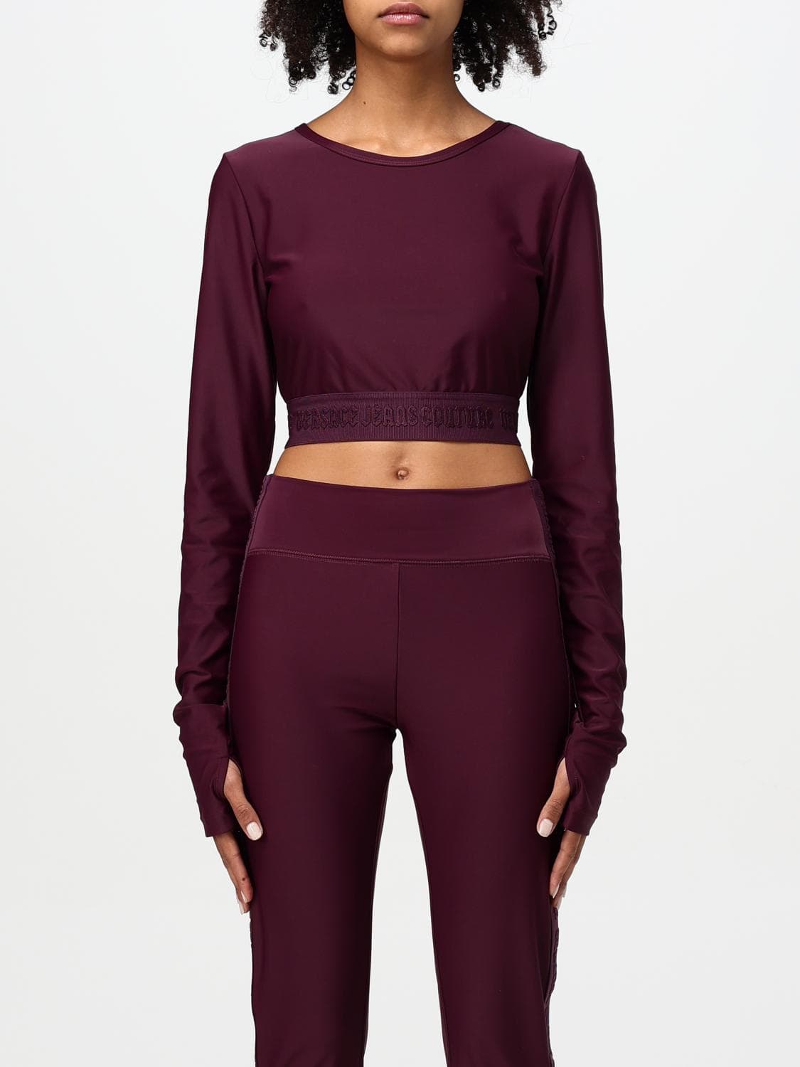 Versace Jeans Couture Top Woman color Violet