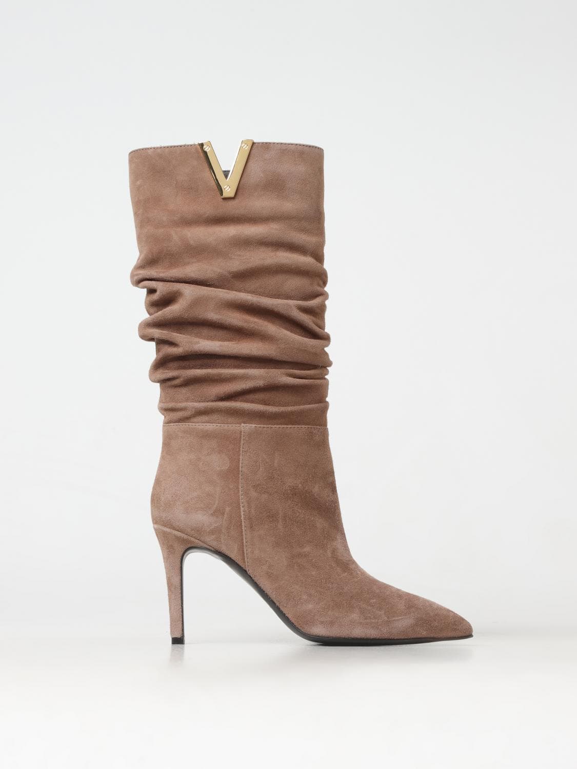 Via Roma 15 Boots Woman color Brown