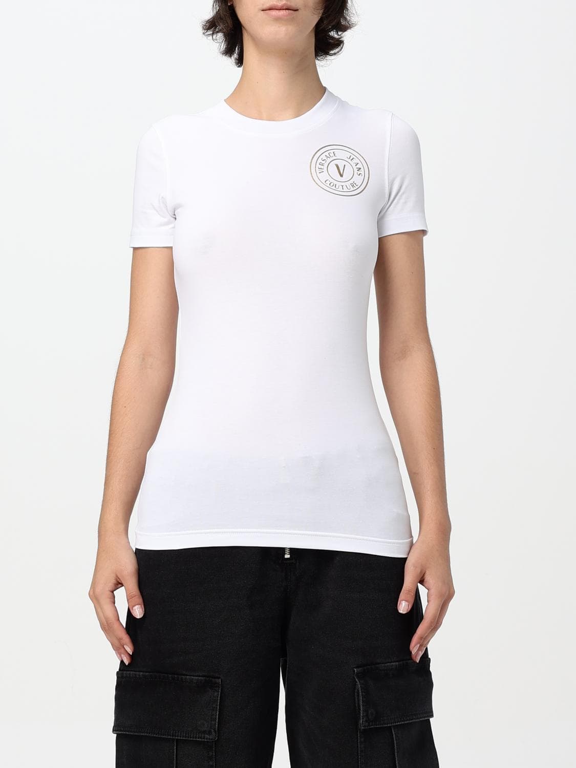 Versace Jeans Couture T-Shirt Woman color White
