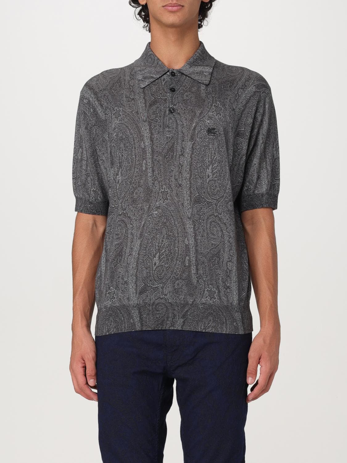 Etro Polo Shirt Men color Multicolor