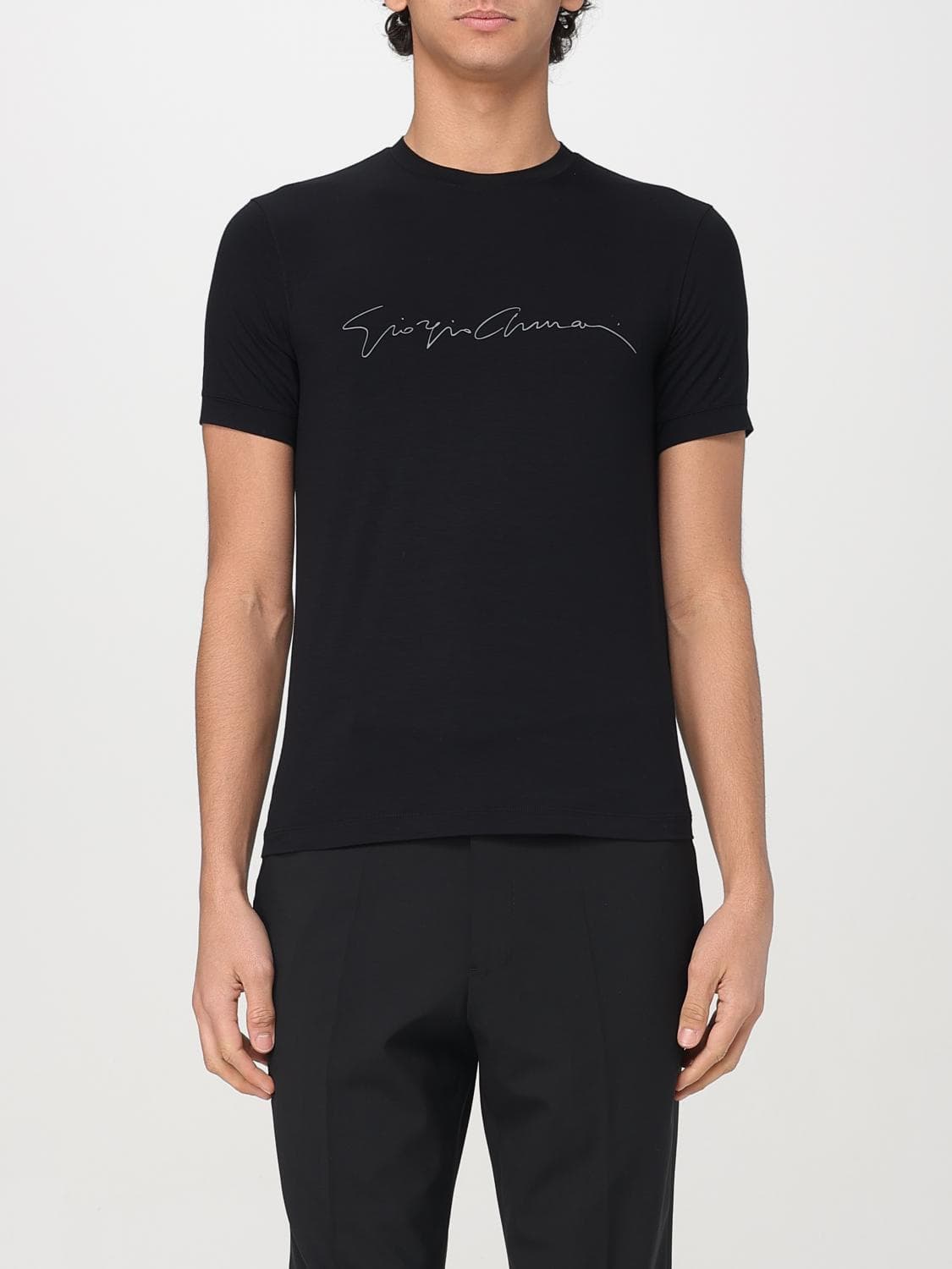 Giorgio Armani T-Shirt Men color Black