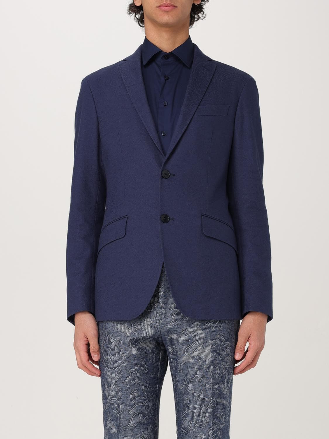 Etro Blazer Men color Black