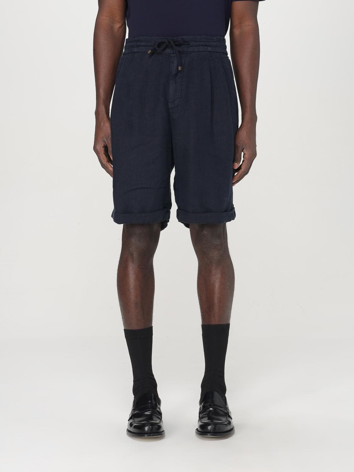 Brunello Cucinelli Shorts Men color Blue