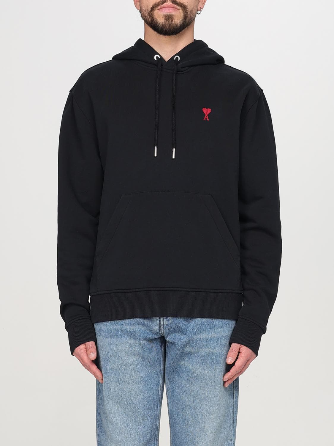 Ami Paris Sweatshirt Men color Black