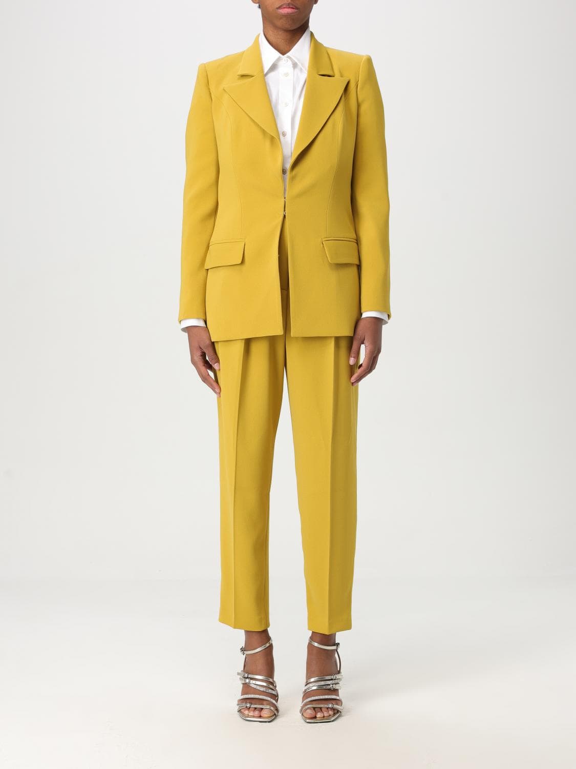 Elisabetta Franchi Suit Woman color Mustard