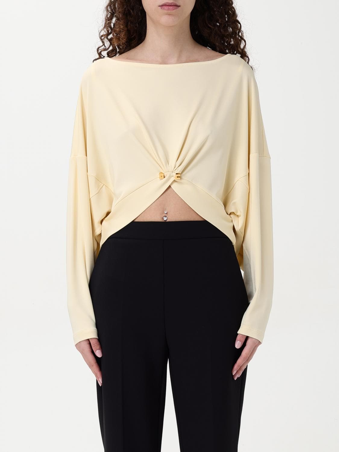 Elisabetta Franchi Sweater Woman color Yellow