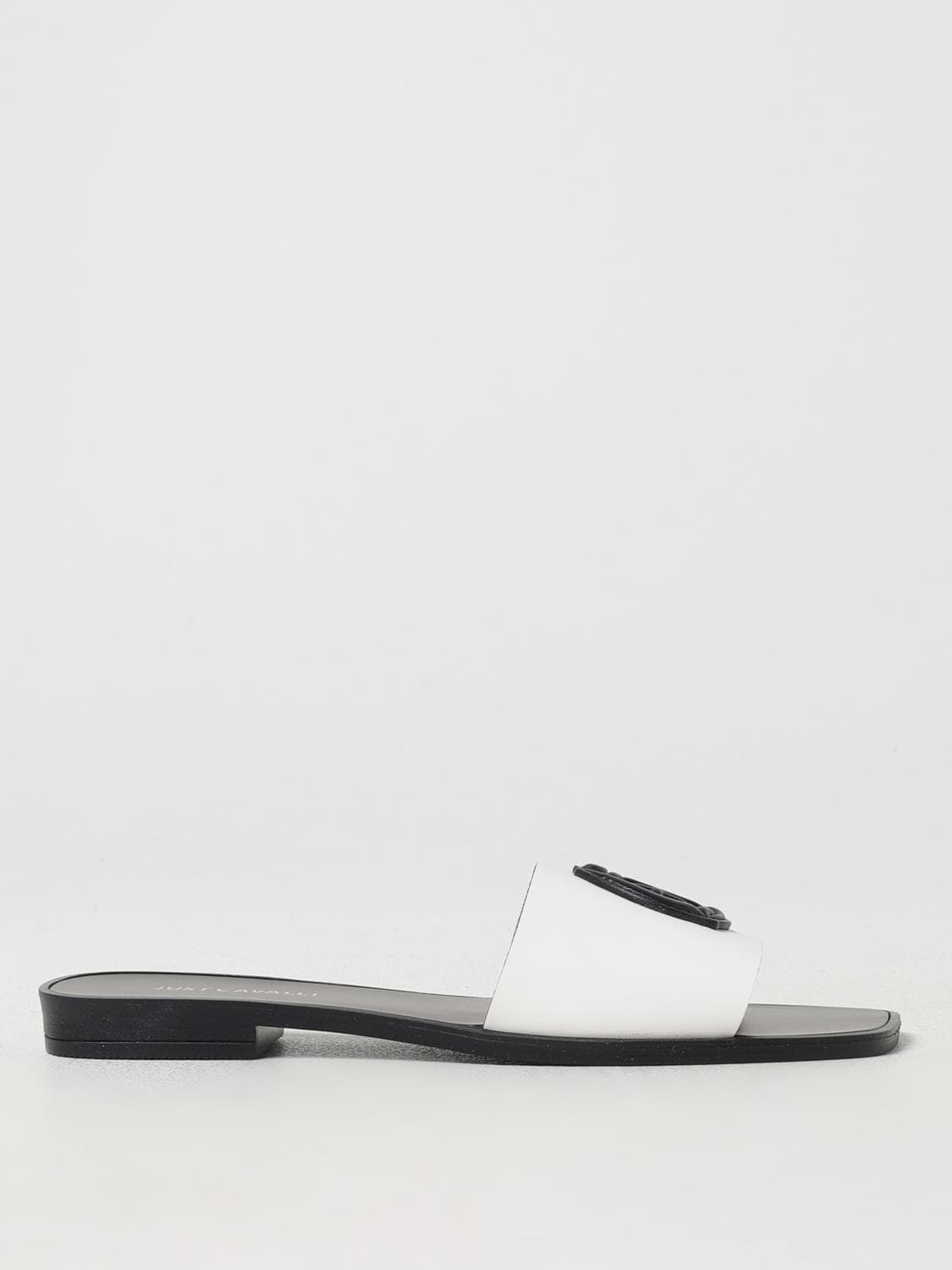 Just Cavalli Flat Sandal Woman color White