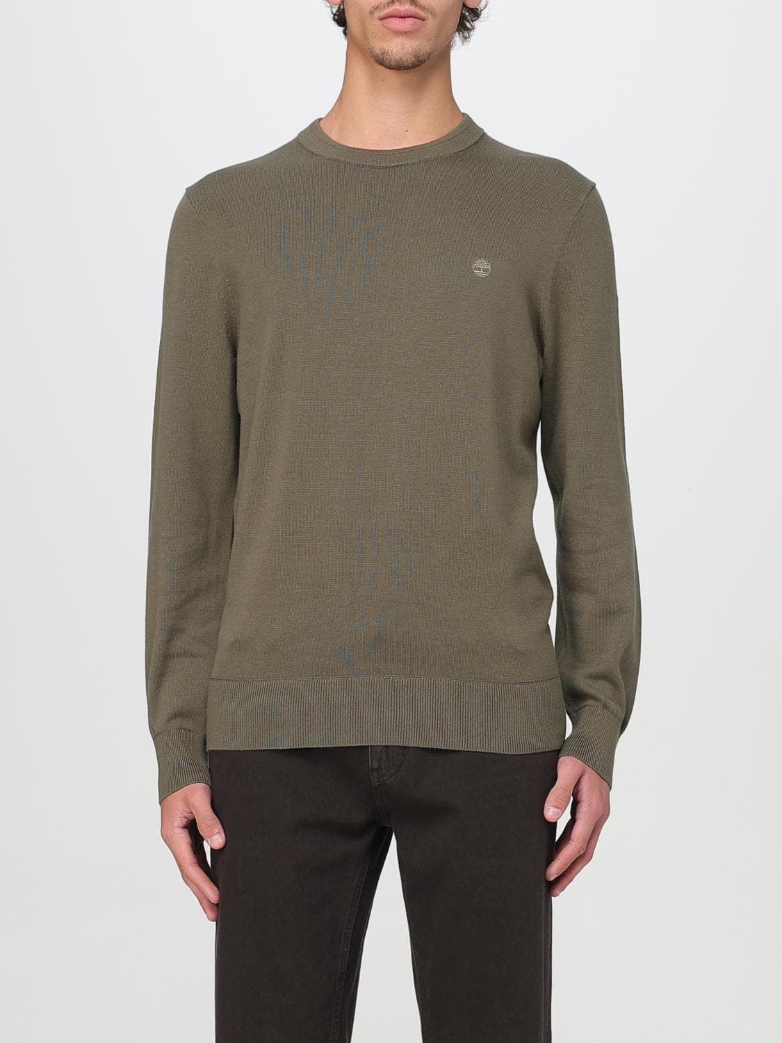 Timberland Sweater Men color Grass Green