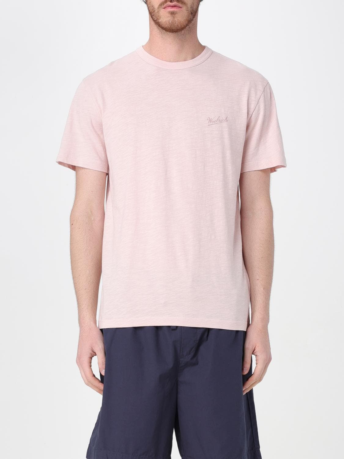 Woolrich T-Shirt Men color Pink