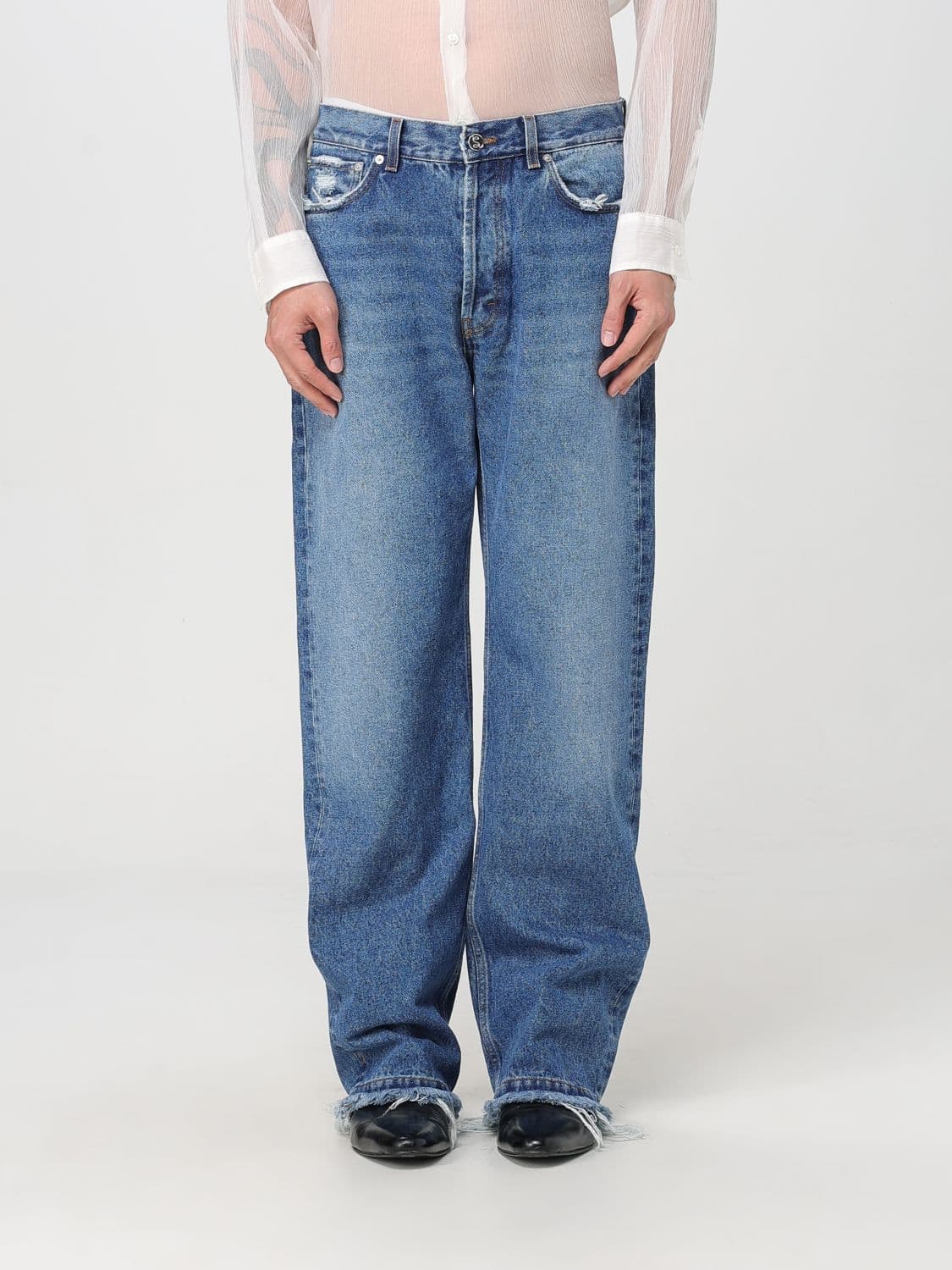 Séfr Jeans Men color Denim