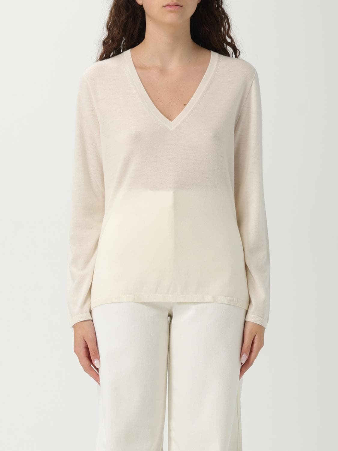Max Mara Sweater Woman color White