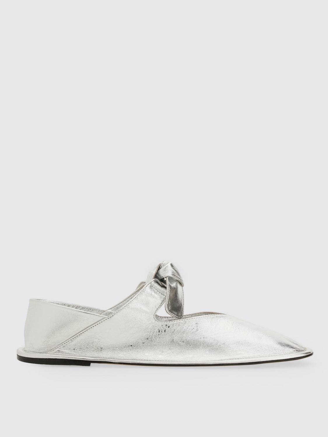Hereu Ballet Flat Woman color Silver · 36