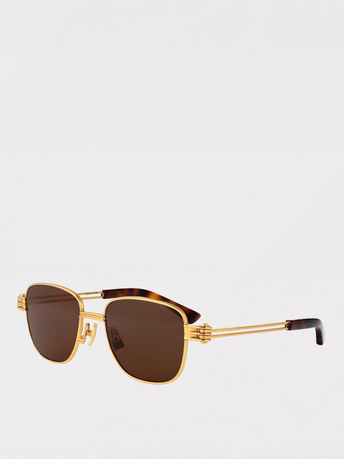 Bottega Veneta Sunglasses Men color Yellow Gold