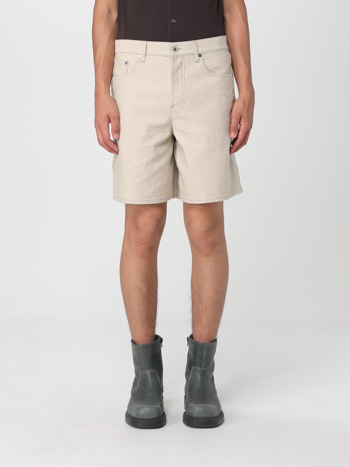 Burberry Shorts Men color Beige