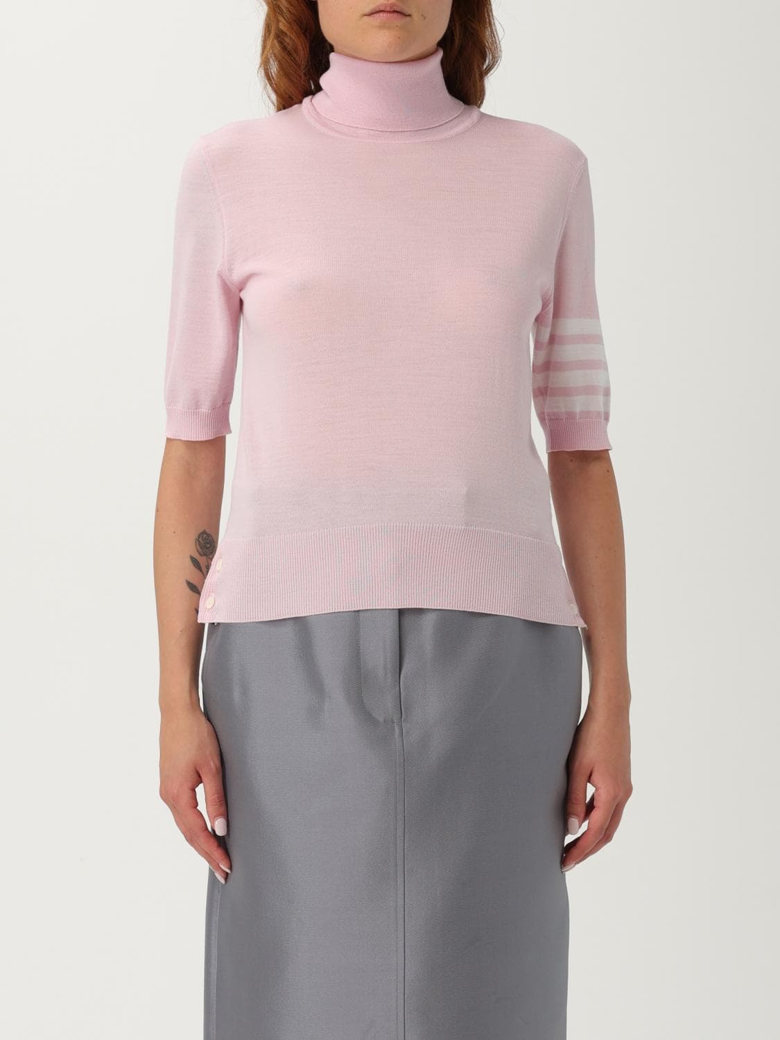 Thom Browne Sweater Woman color Pink