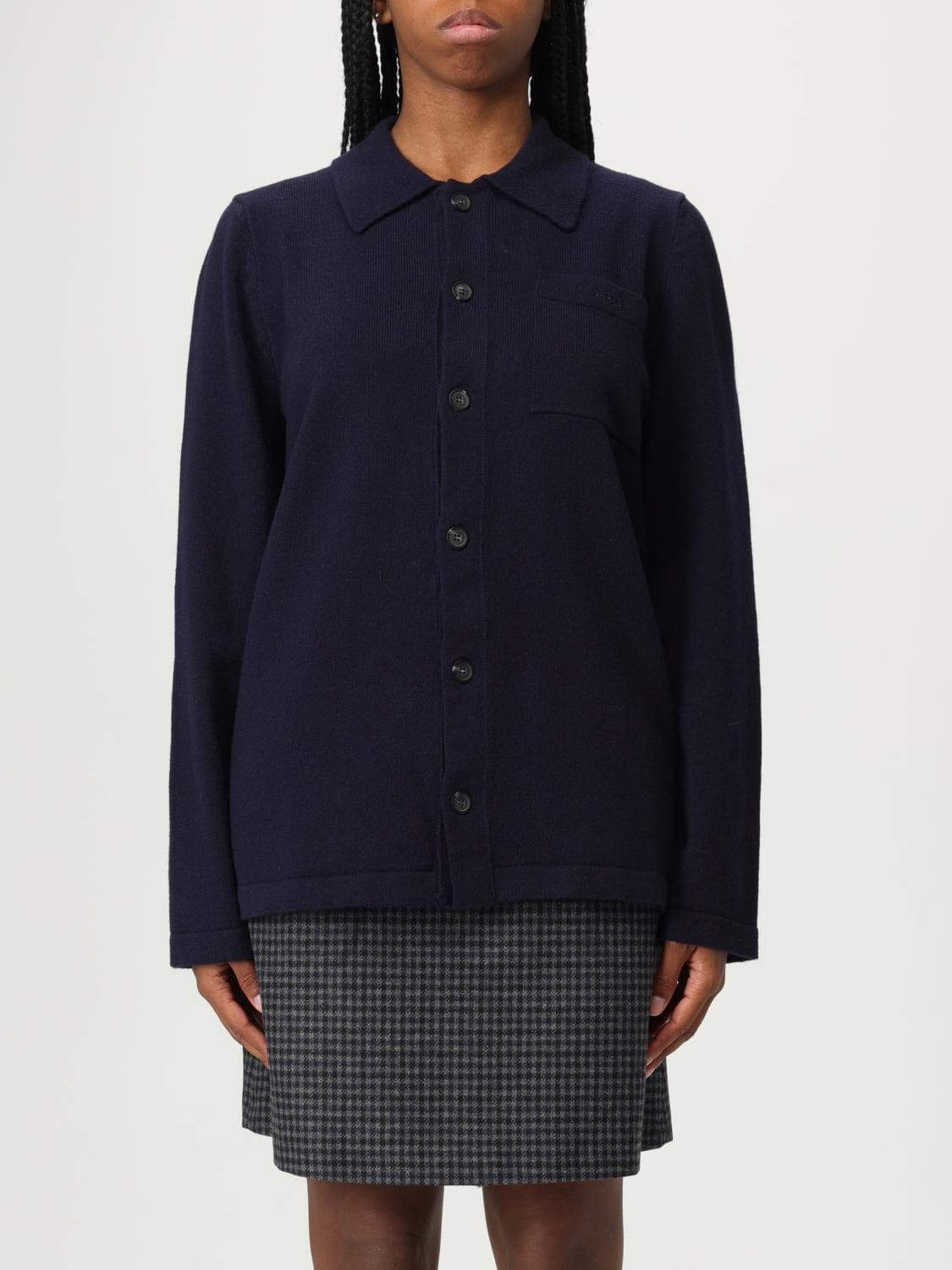 A.p.c. A. P.C. T-Shirt Woman color Blue