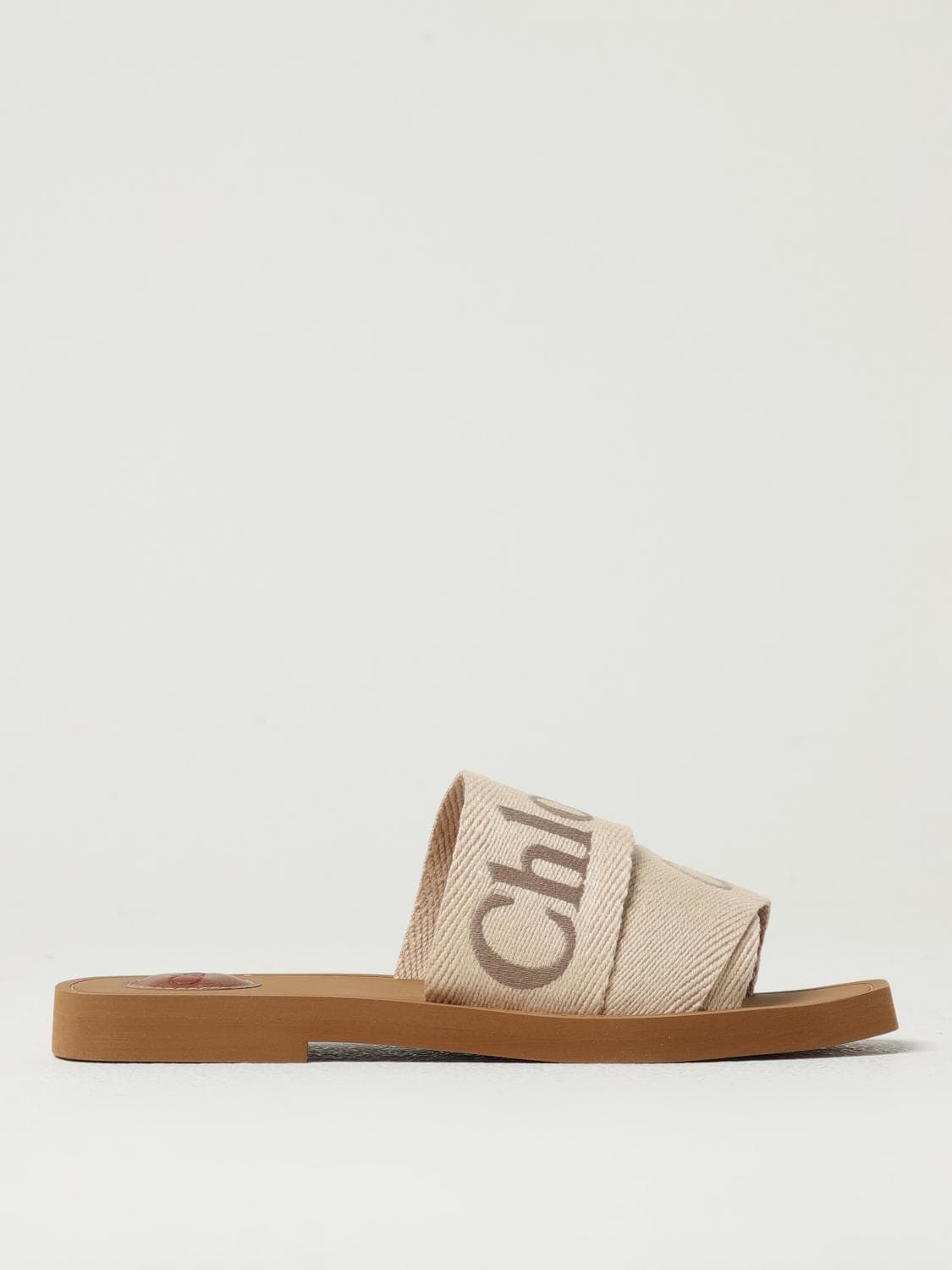 Chloé Heeled Sandal Woman color Beige