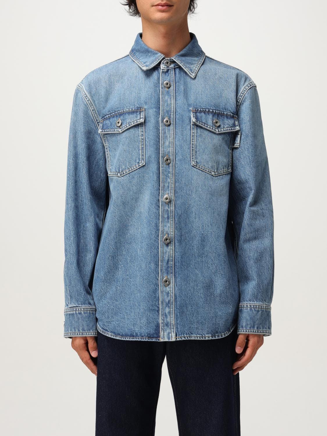 Bottega Veneta Shirt Men color Blue