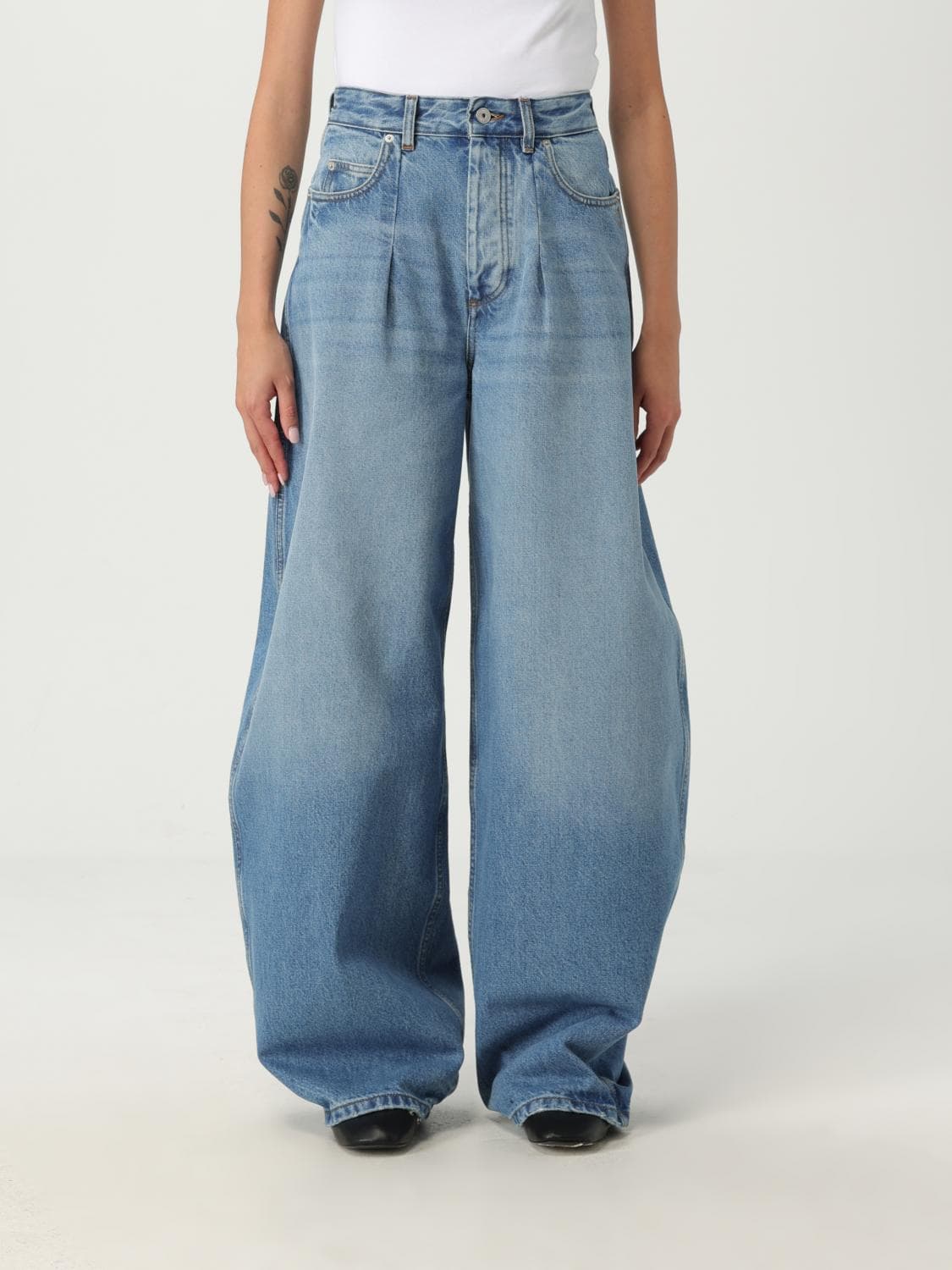 Jacquemus Jeans Woman color Blue
