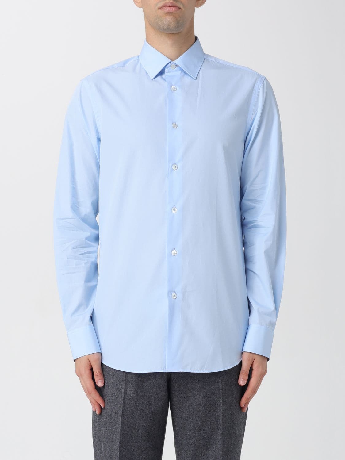 Paul Smith Shirt Men color Gnawed Blue · 15½