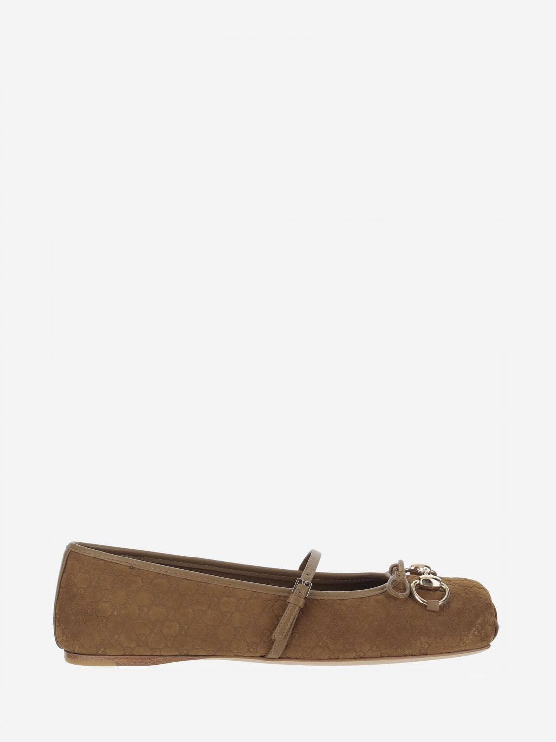 Gucci Ballet Flat Woman color Brown