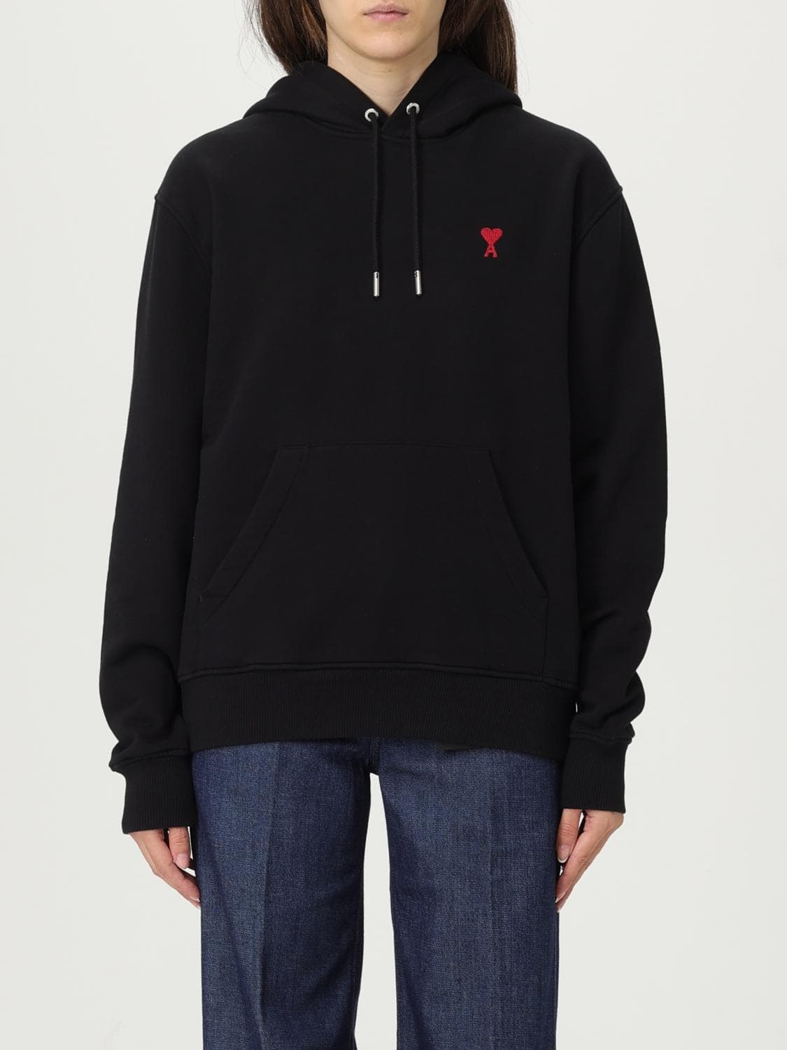 Ami Paris Sweatshirt Woman color Black