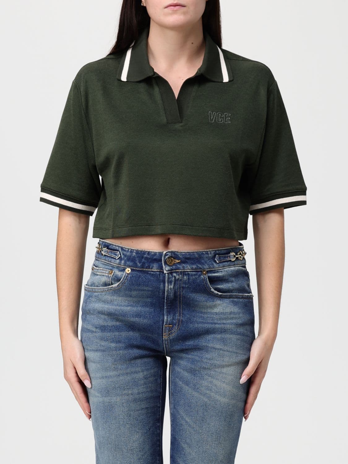 Golden Goose Polo Shirt Woman color Grey