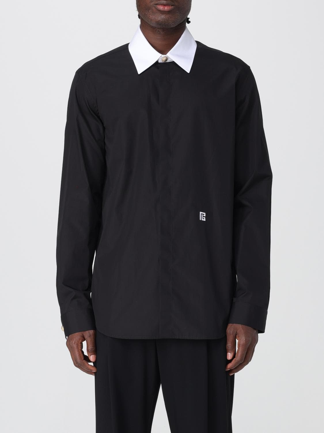 Balmain Shirt Men color Black