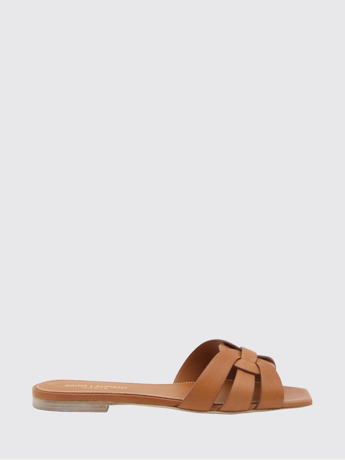 Saint Laurent Heeled Sandal Woman color Red