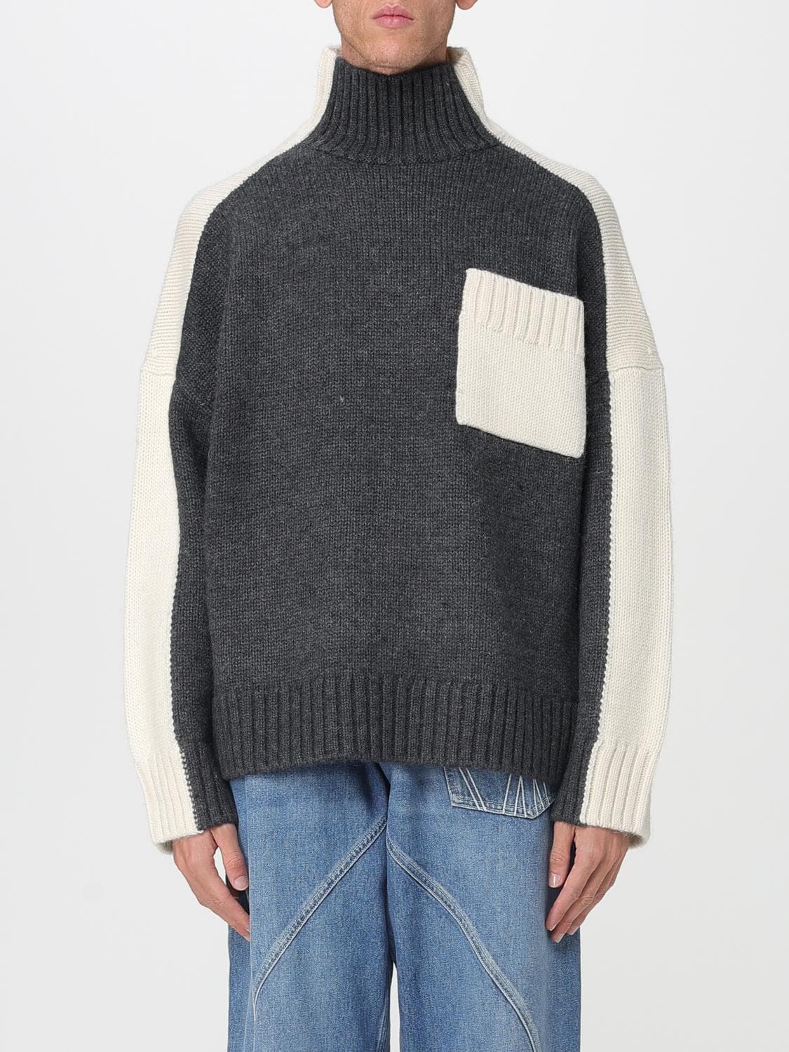 Jw Anderson Sweater Men color Grey