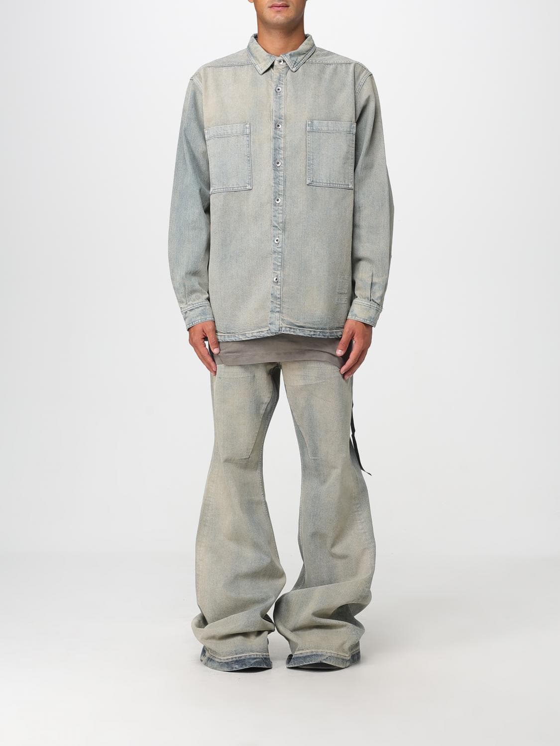 Rick Owens Drkshdw Jacket Men color Denim · M