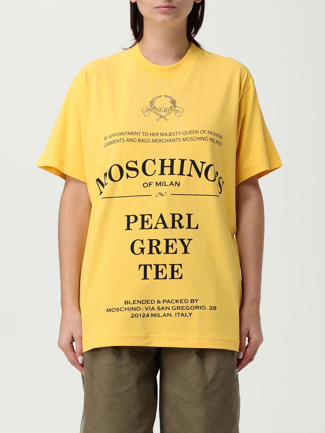 Moschino Couture T-Shirt Woman color Yellow