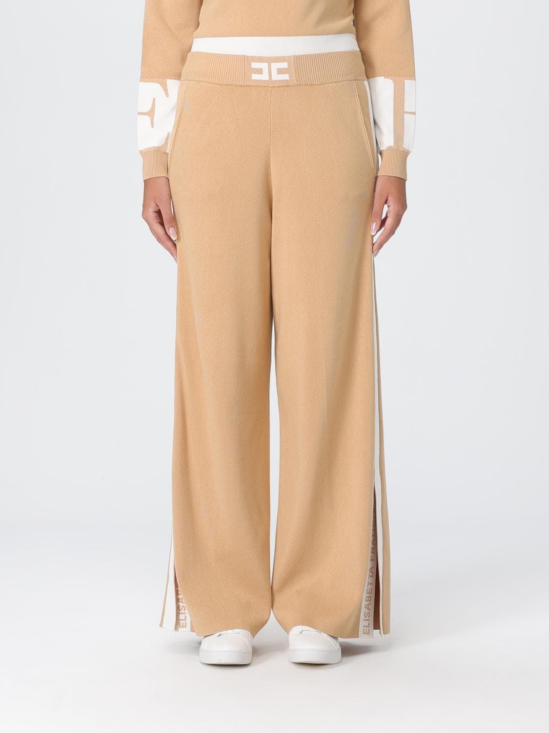 Elisabetta Franchi Pants Woman color Beige