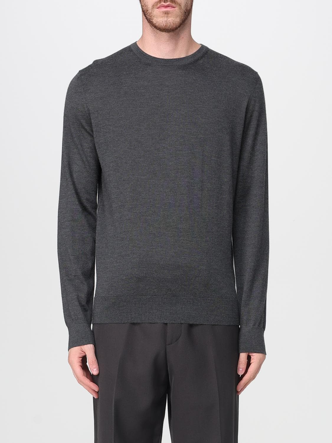 Zegna Sweater Men color Grey · 54