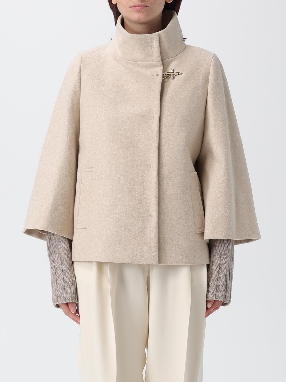 Fay Coat Woman color Ivory