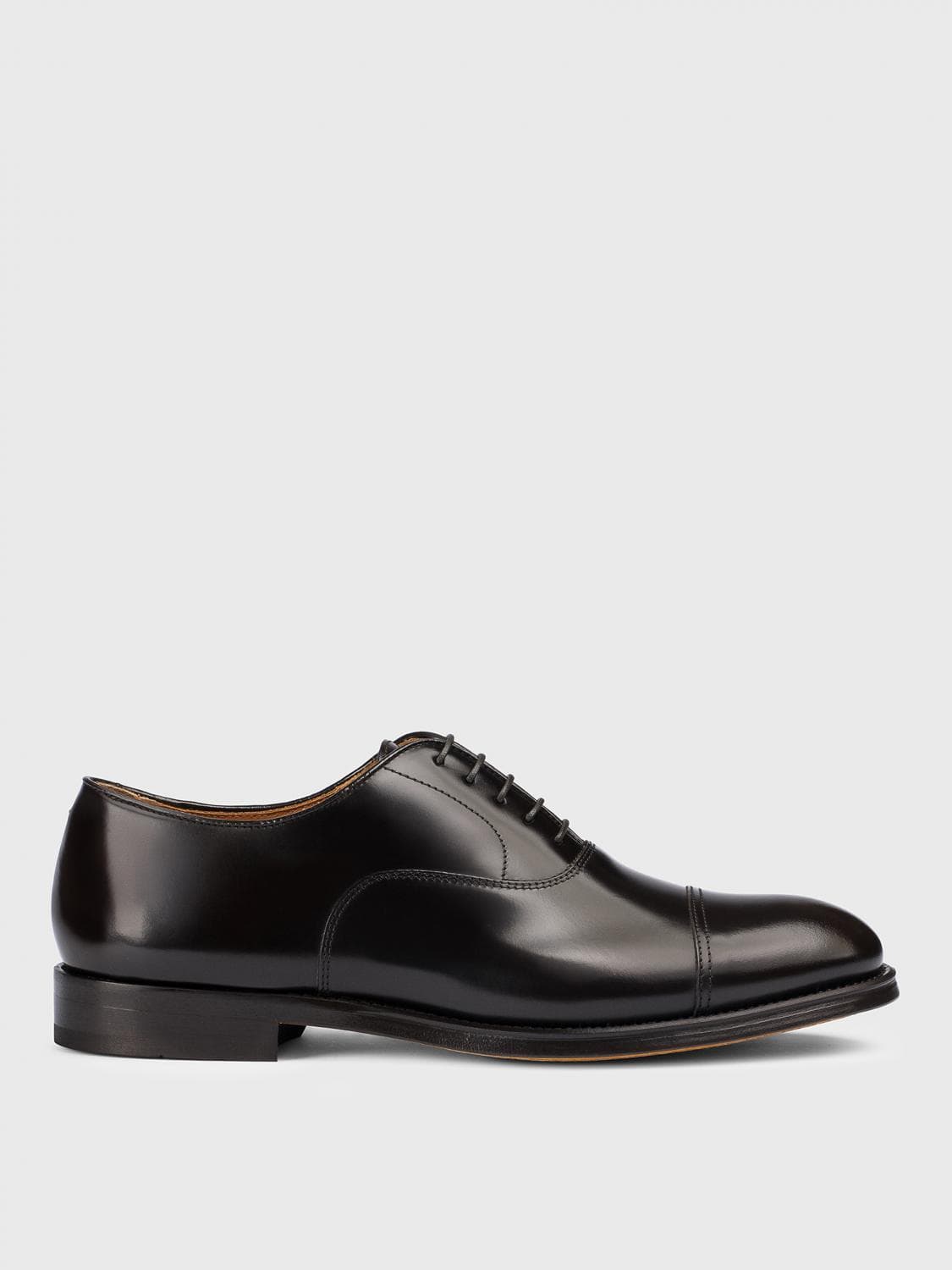 Doucal's Brogue Shoes Men color Ebony