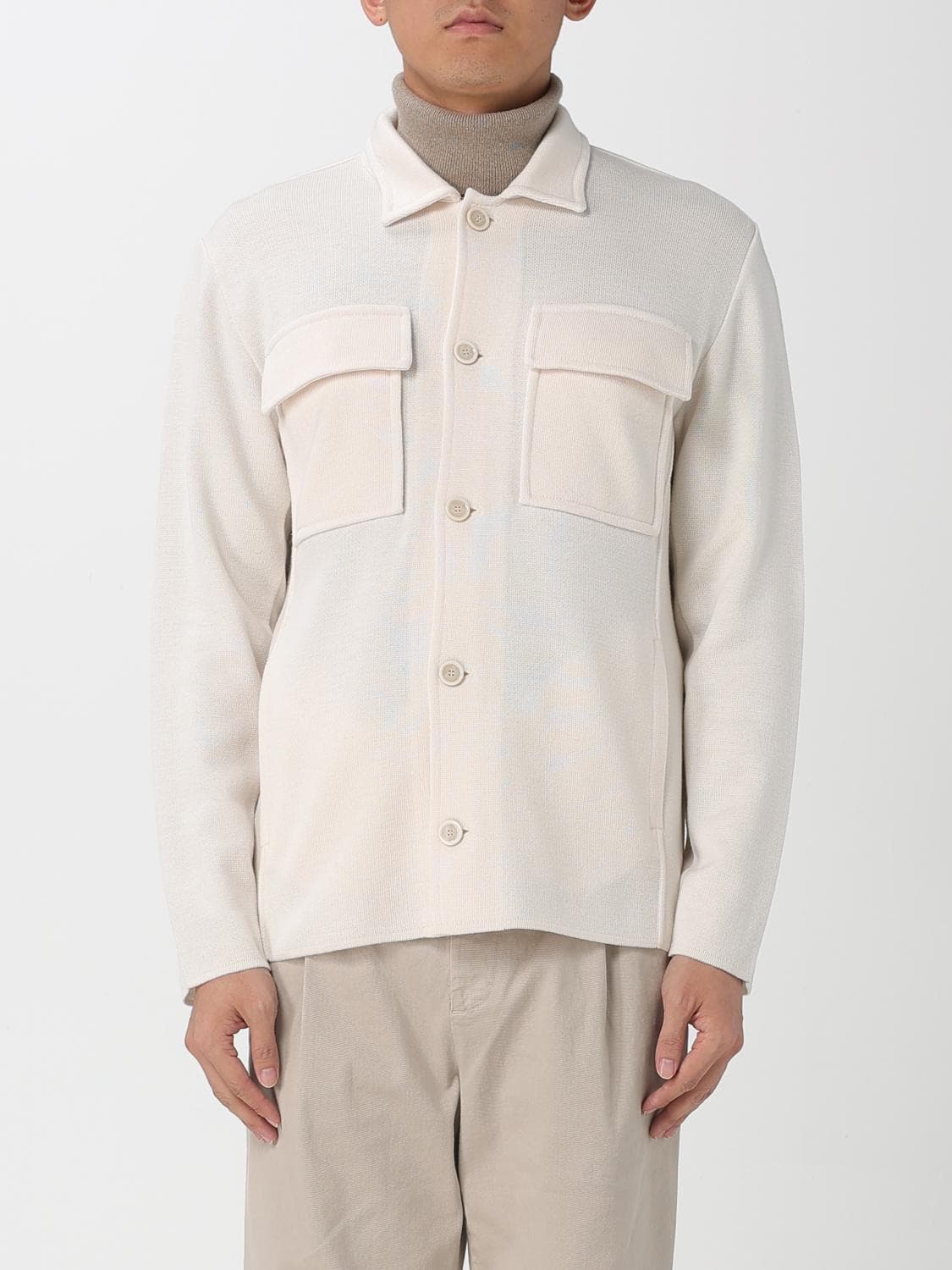 Lardini Jacket Men color Ivory