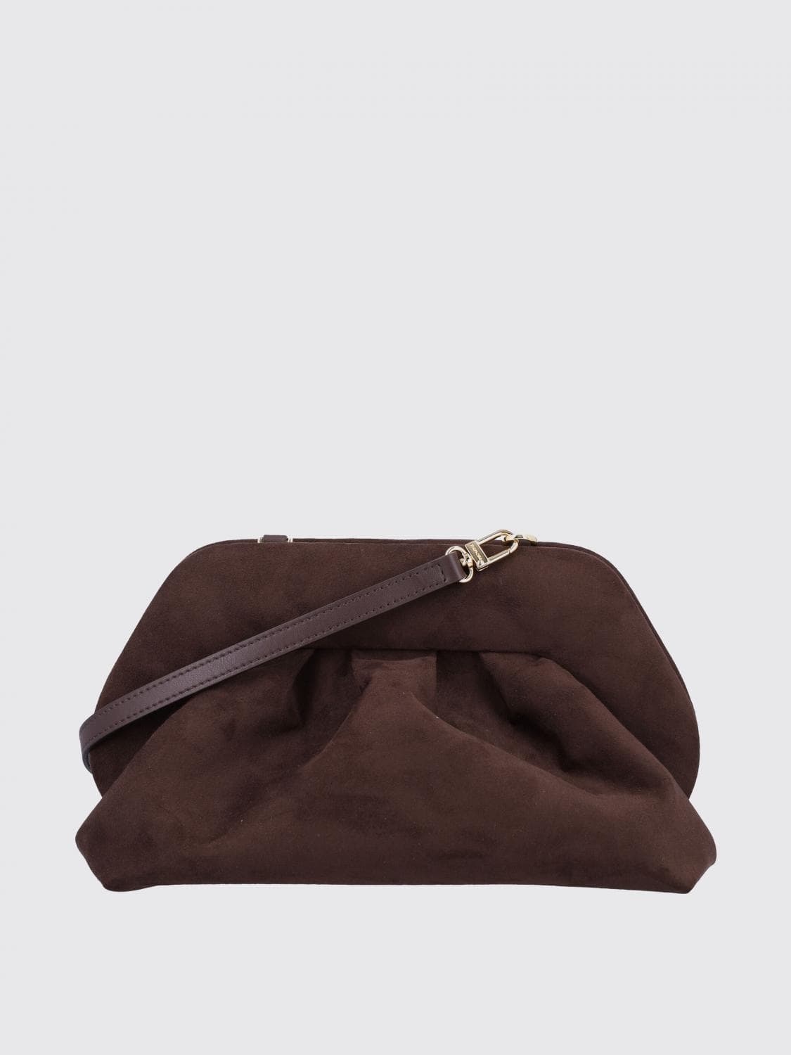 Themoirè Clutch Woman color Ebony