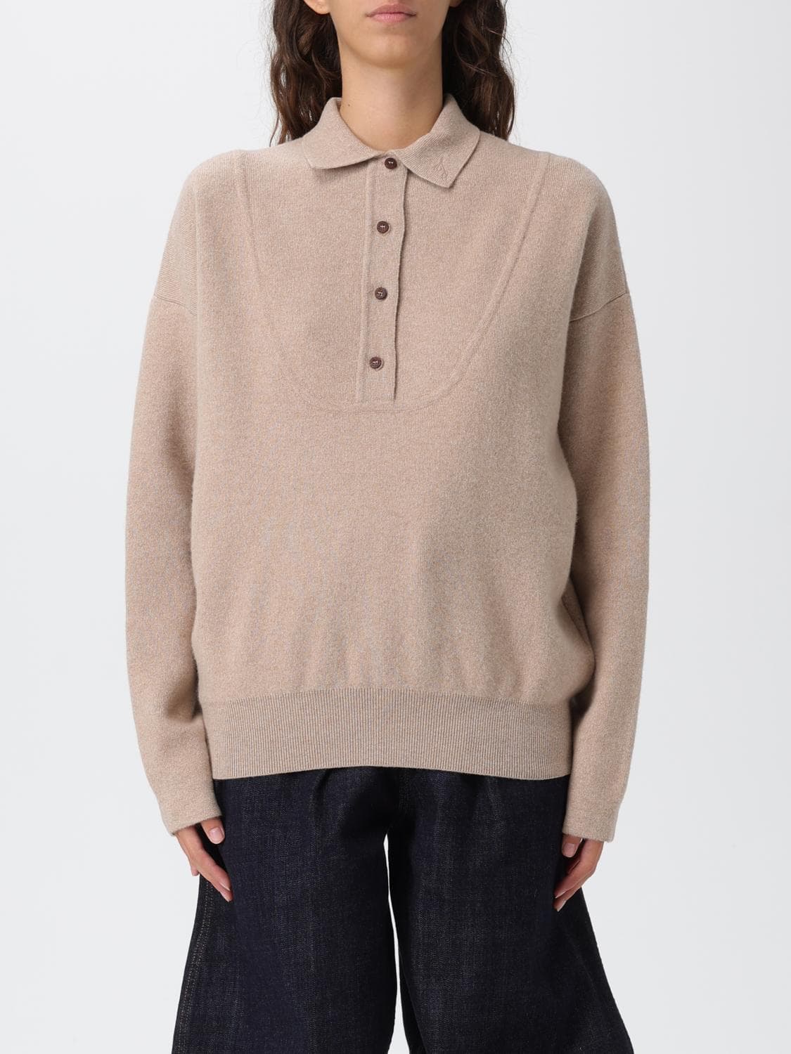 Jacquemus Polo Shirt Woman color Beige