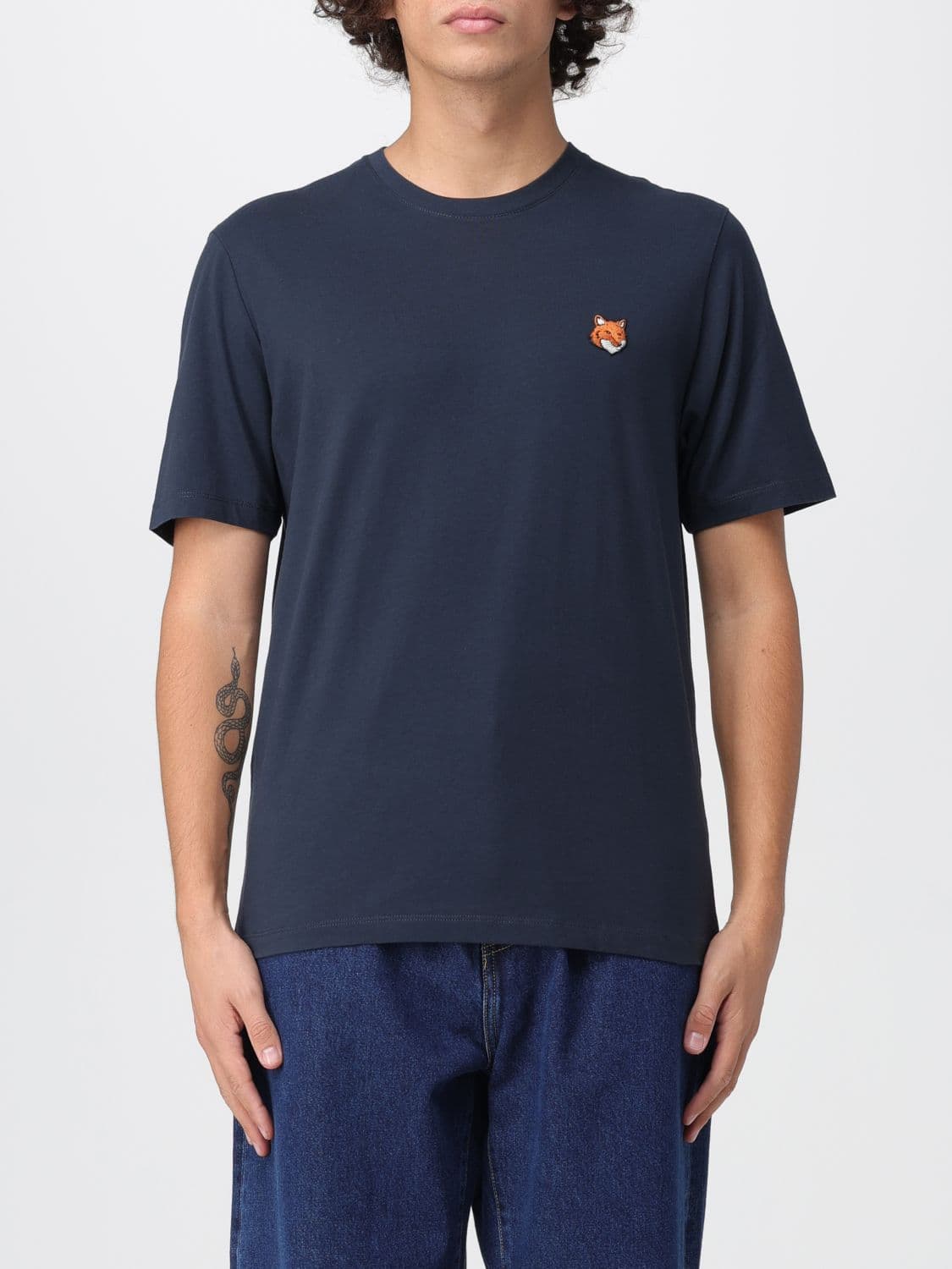 Maison Kitsuné T-Shirt Men color Blue