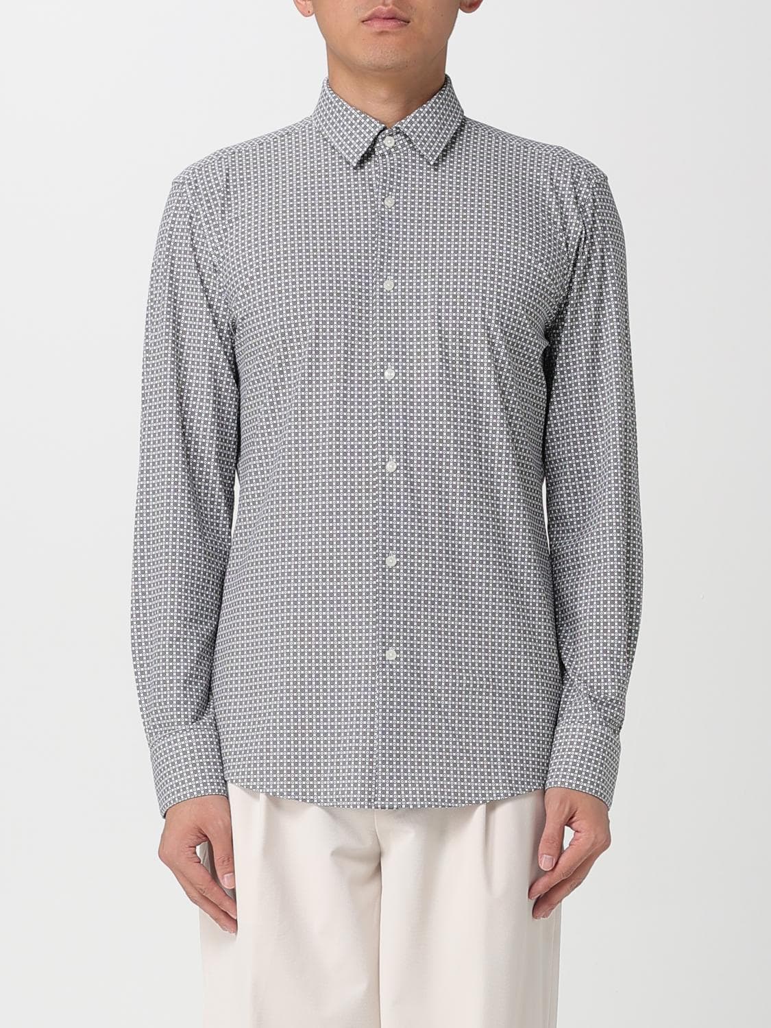Boss Shirt Men color Green