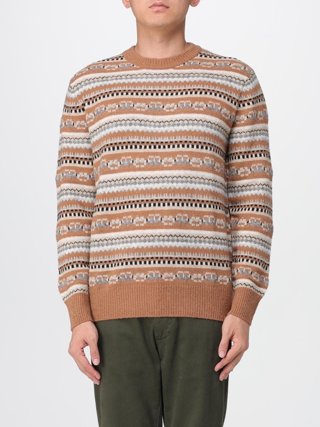 Ballantyne Sweater Men color Camel
