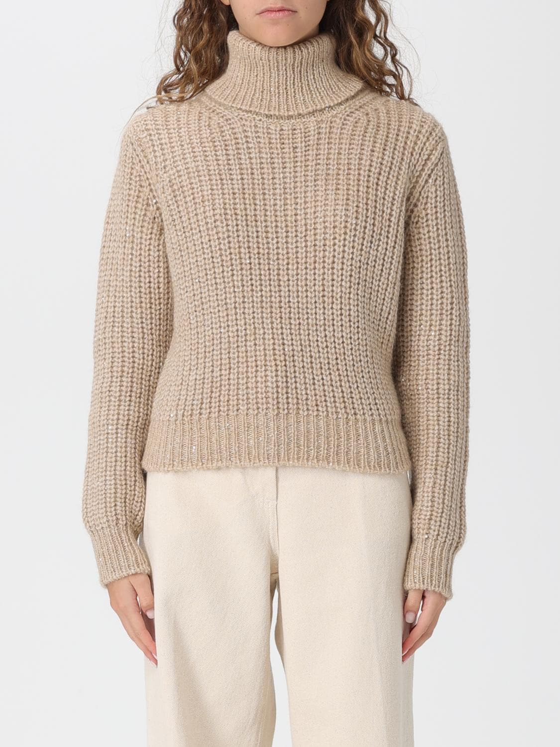 Fay Sweater Woman color Beige