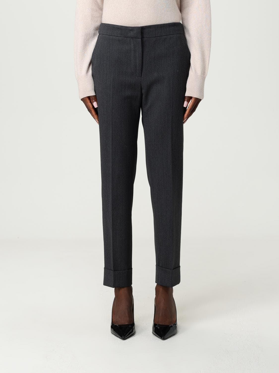 Pt01 Pants Woman color Grey
