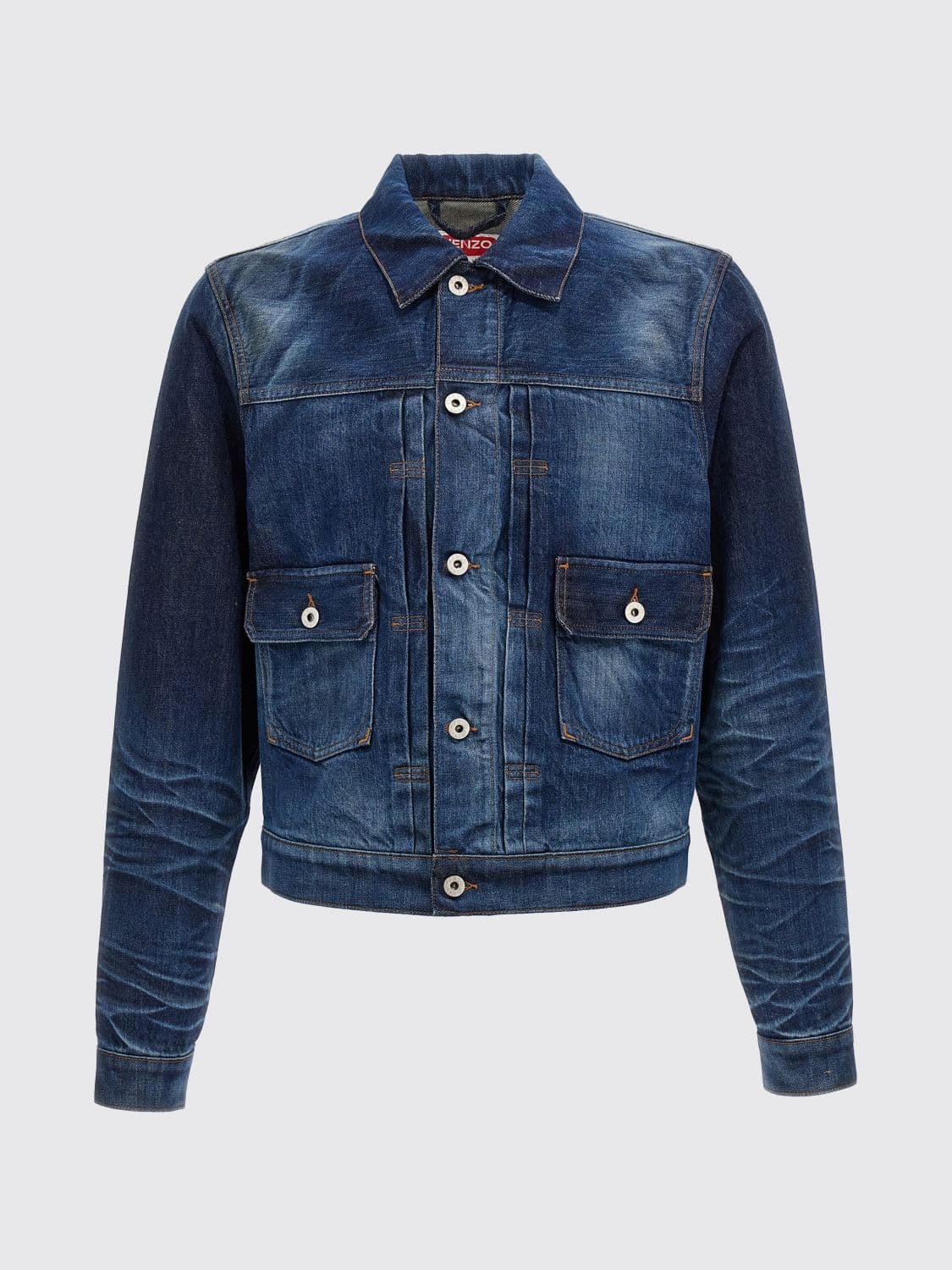 Kenzo Jacket Men color Blue