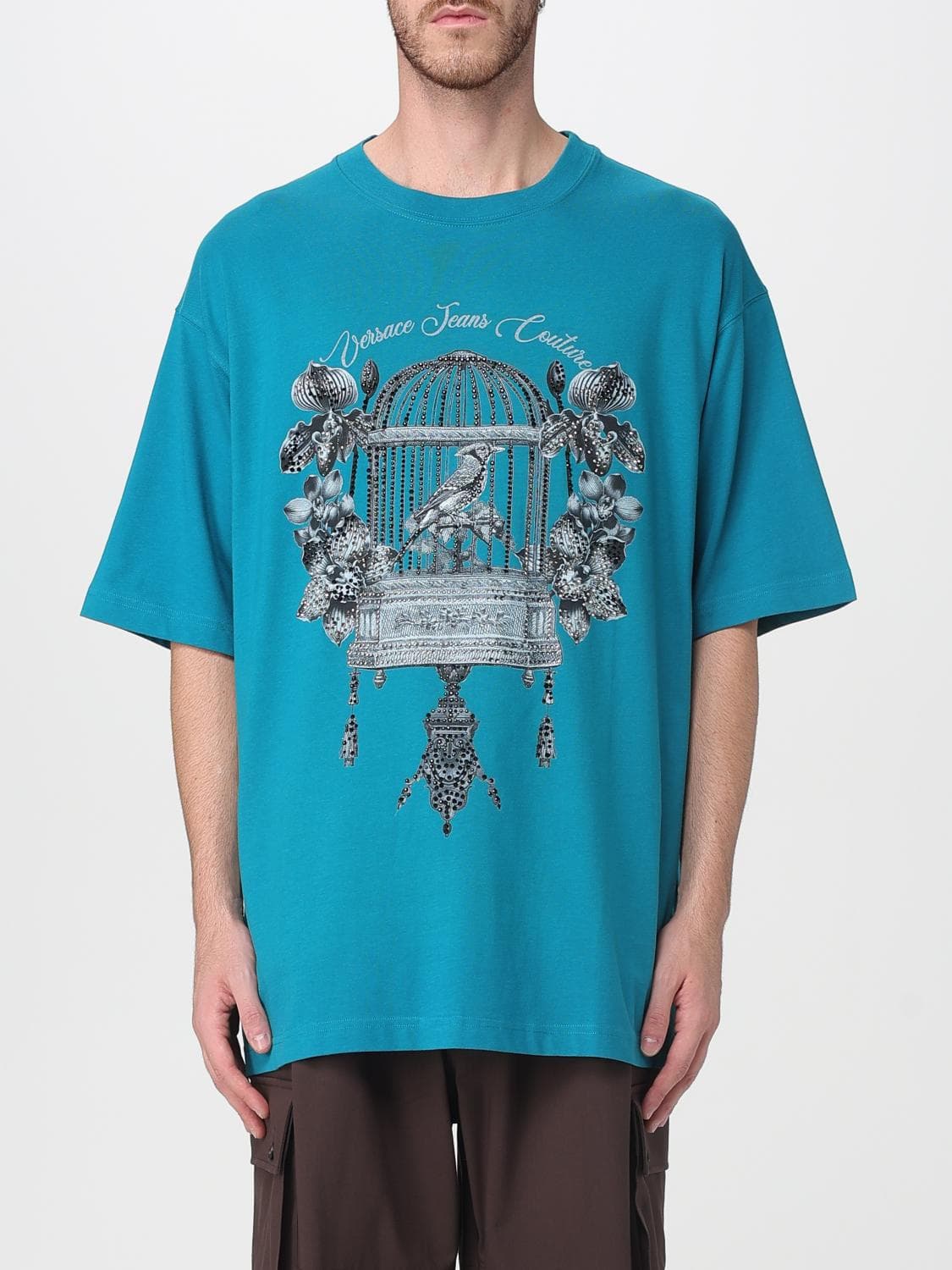 Versace Jeans Couture T-Shirt Men color Green