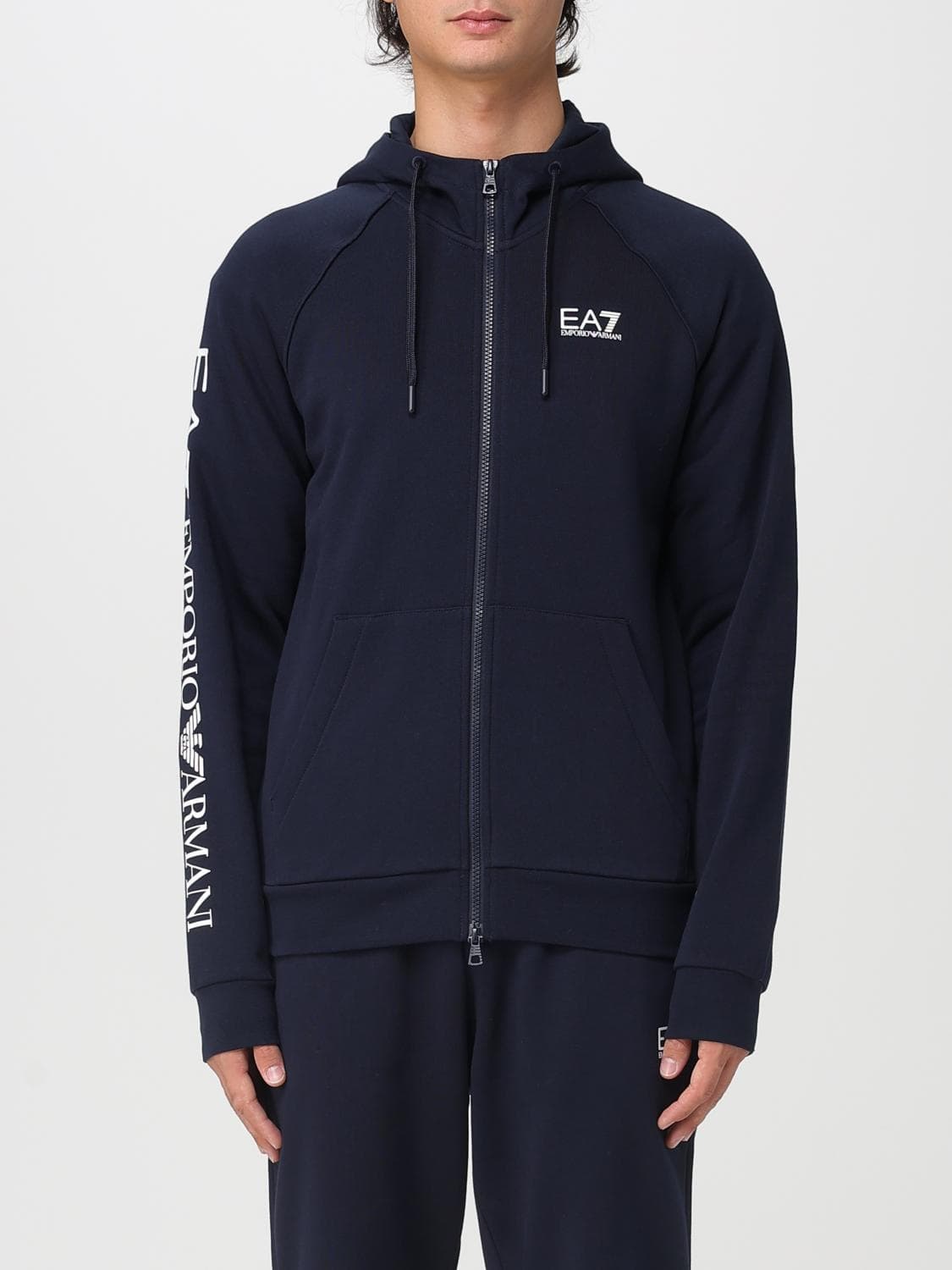 Ea7 Sweatshirt Men color Blue