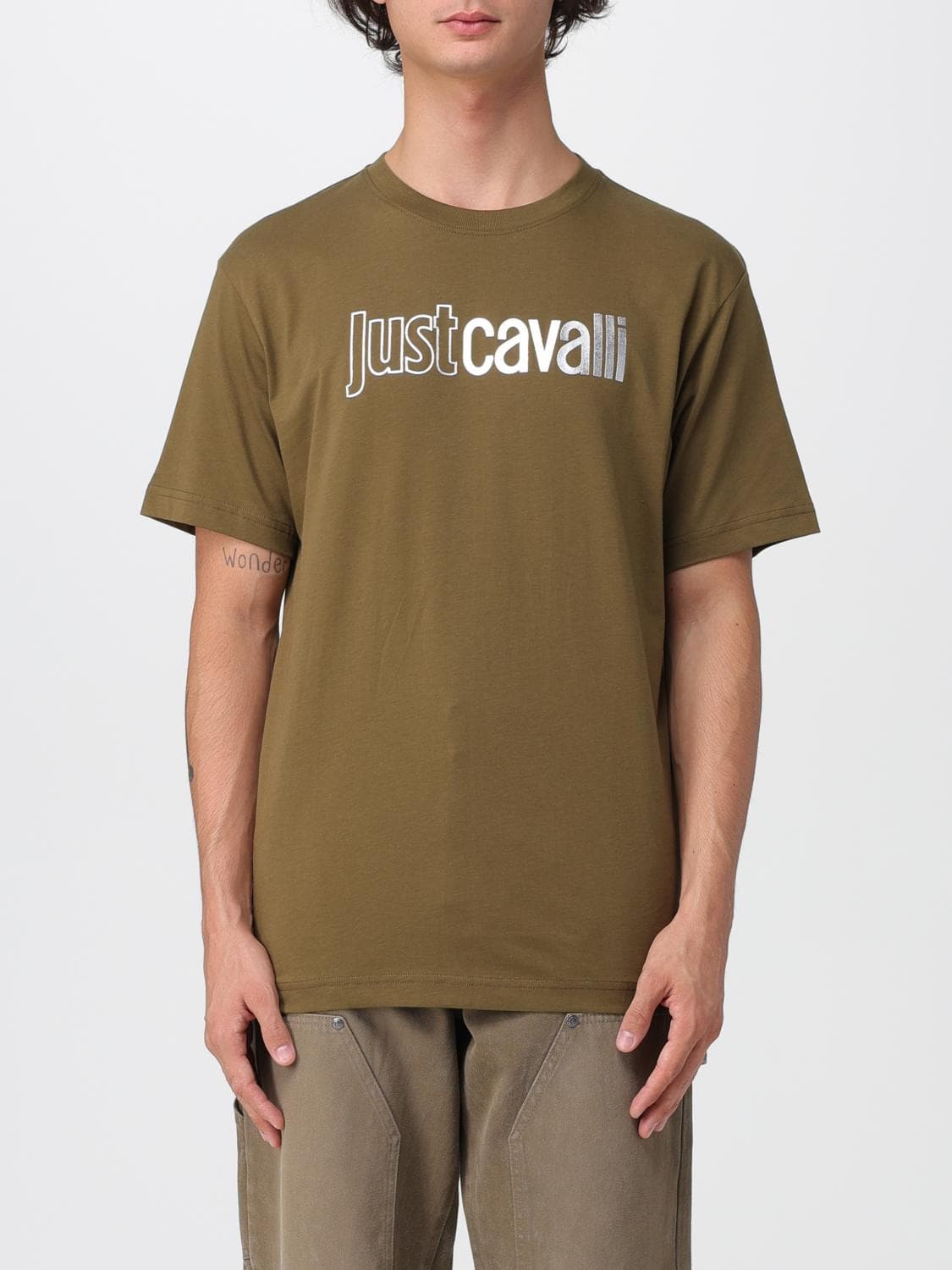 Just Cavalli T-Shirt Men color Green