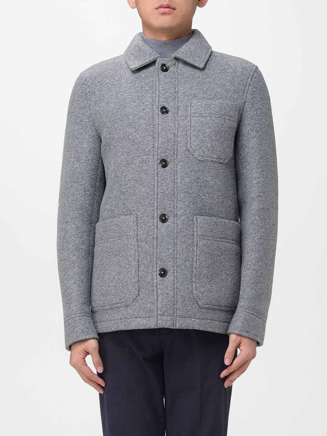 Manuel Ritz Coat Men color Grey