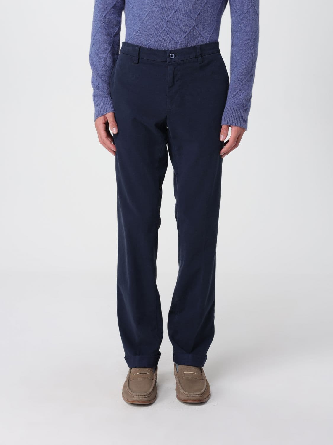 Mason's Pants Men color Blue